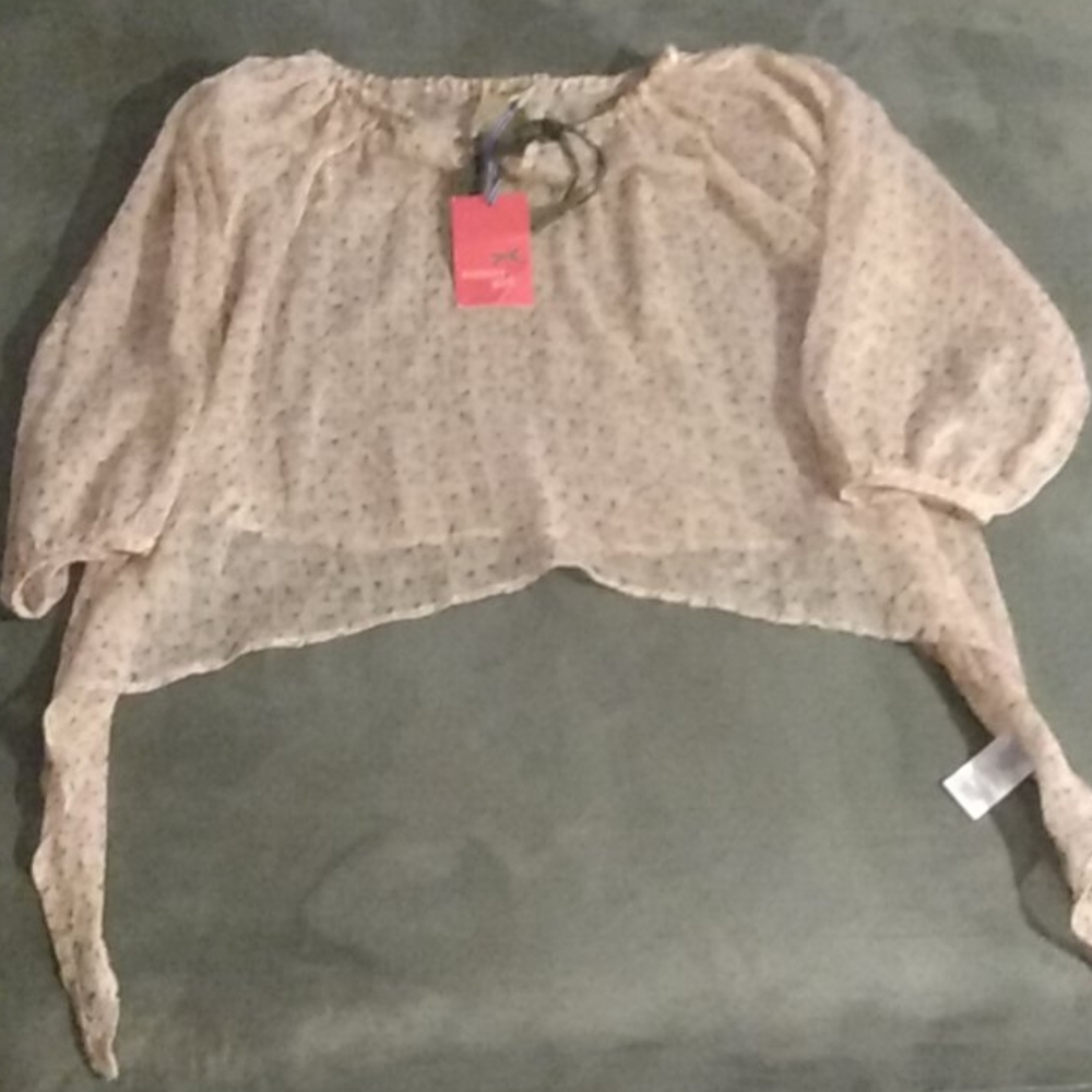 Tommy Girl Sheer Pullover Shirt